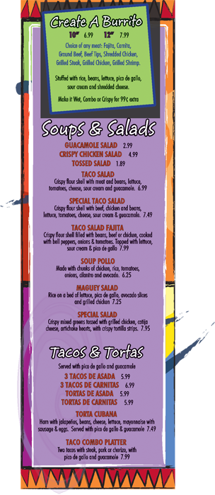 el maguey menu #8b